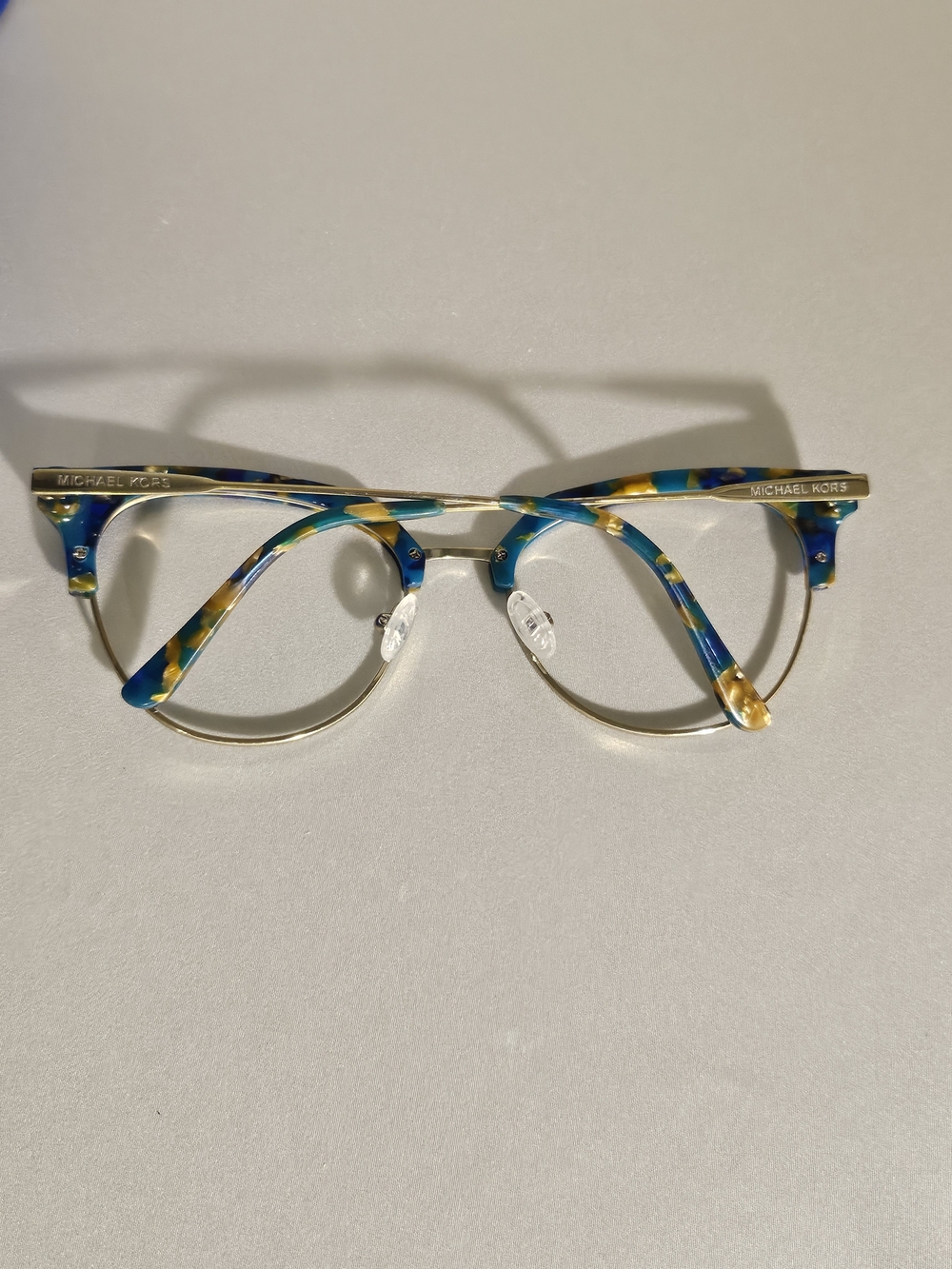 Michael Kors Blue Green Tortoiseshell Cat-Eye Glasses - Women Accessories - Picture 8 of 8